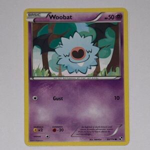 POKEMON CARD: Woobat #50/114 (Pokemon Black & White)